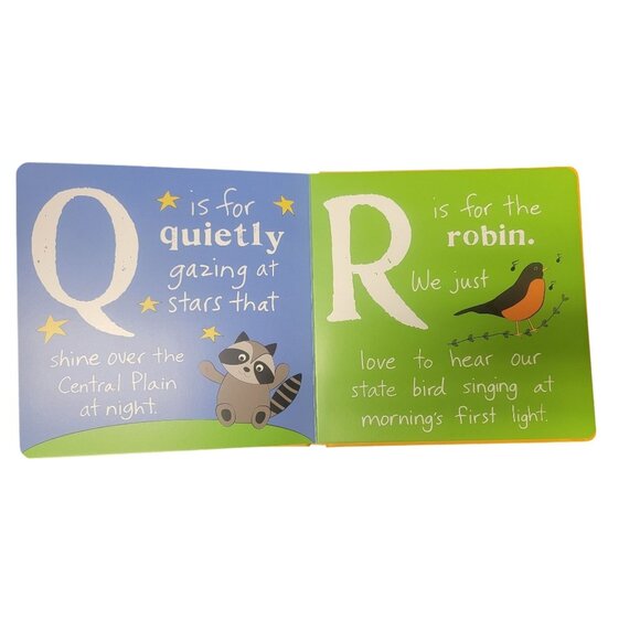 ABCs Of Wisconsin Board Book By Sandra Magsamen - Picture 3 of 4